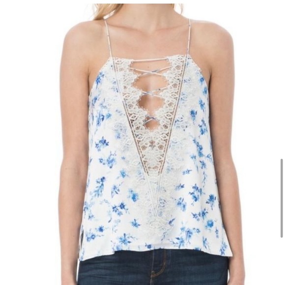 CAMI NYC || CHARLIE TANK NWT & BOX || Limited Edition Azure Print - Picture 2 of 13